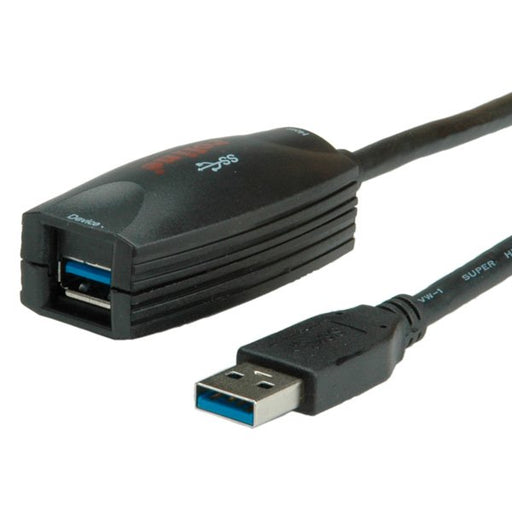 EAN 7611990120154 - ROLINE USB 3.0 Active Repeater cable USB 5 m USB A Negro imagen 1