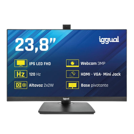 EAN 8435364320020 - iggual ML24WC pantalla para PC 60,5 cm (23.8") 1920 x 1080 Pixeles Full HD LED Negro imagen 2