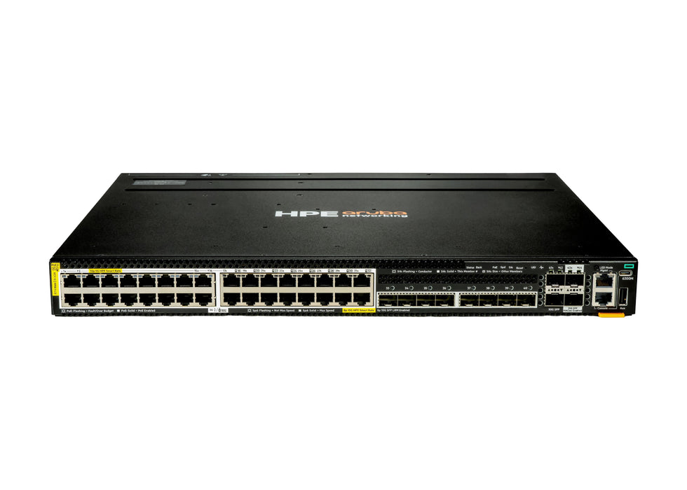 EAN 190017744391 - HPE Aruba Networking 6300M 32p SmtRt 5G CL8 8p SFP+ 10G LRM 2p SFP28 25G MACsec 2p SFP56 50G Switch Energí imagen 1