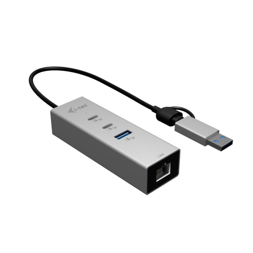 EAN 8595611707834 - i-tec CAMETALG325HUB hub de interfaz USB 3.2 Gen 1 (3.1 Gen 1) Type-A + Type-C 5 Mbit/s Plata imagen 1