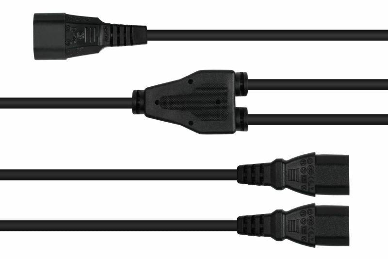 EAN 4066857000477 - Kabelmeister Kabel / Adapter Negro 2 m IEC C14 Acoplador C13 2 x imagen 2