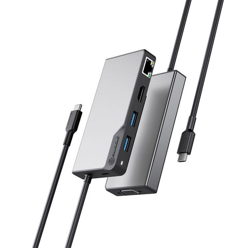 EAN 9350784025302 - ALOGIC UCFUPRGVV2-SGR base para portátil y replicador de puertos USB 3.2 Gen 1 (3.1 Gen 1) Type-C Negro,  imagen 1