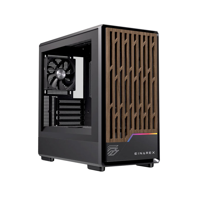 EAN 6977277363685 - Einarex EXCS-PM-400C-B carcasa de ordenador Midi Tower Negro imagen 2