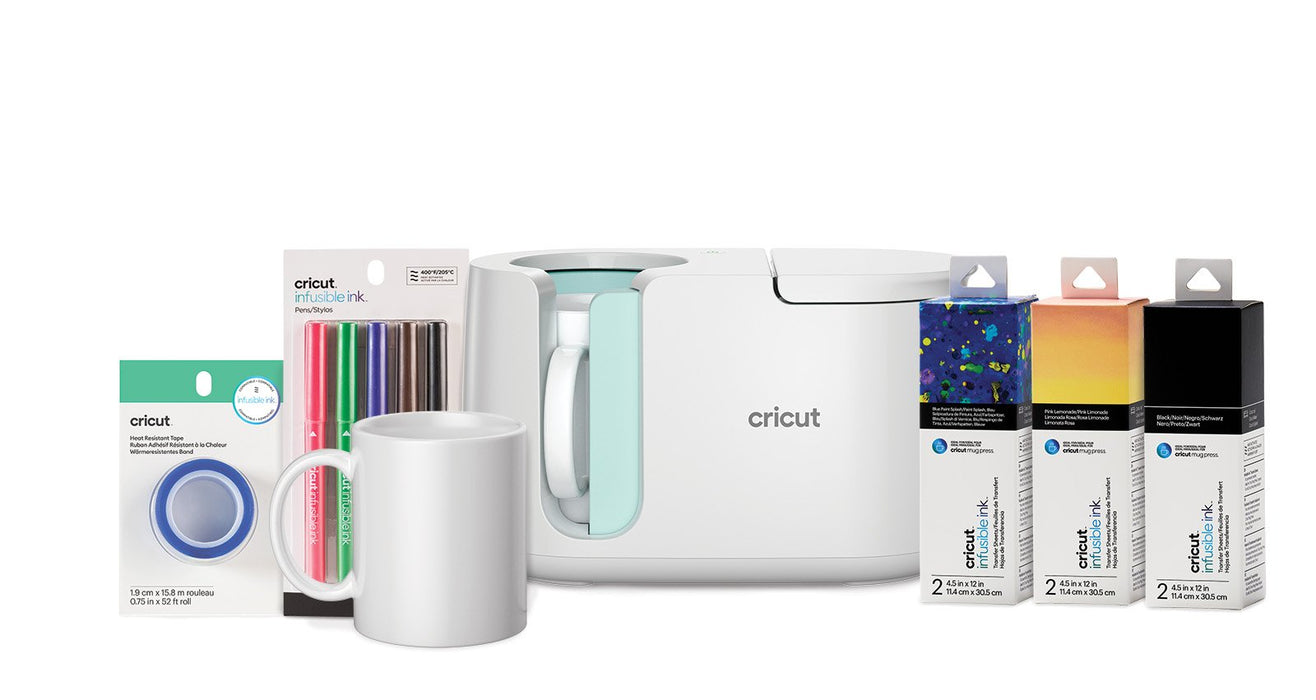 EAN 0093573032516 - Cricut Mug Press Starter Package Blanco imagen 1