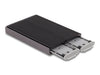 EAN 4043619420285 - DeLOCK 42028 caja para disco duro externo Caja externa para unidad de estado sólido (SSD) Negro, Gris imagen 2