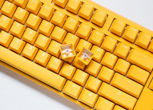 EAN 4710578309936 - Ducky One 3 Yellow Gaming Tastatur RGB LED - MX-Clear US teclado Juego USB Inglés de EE. UU. Amarillo imagen 2