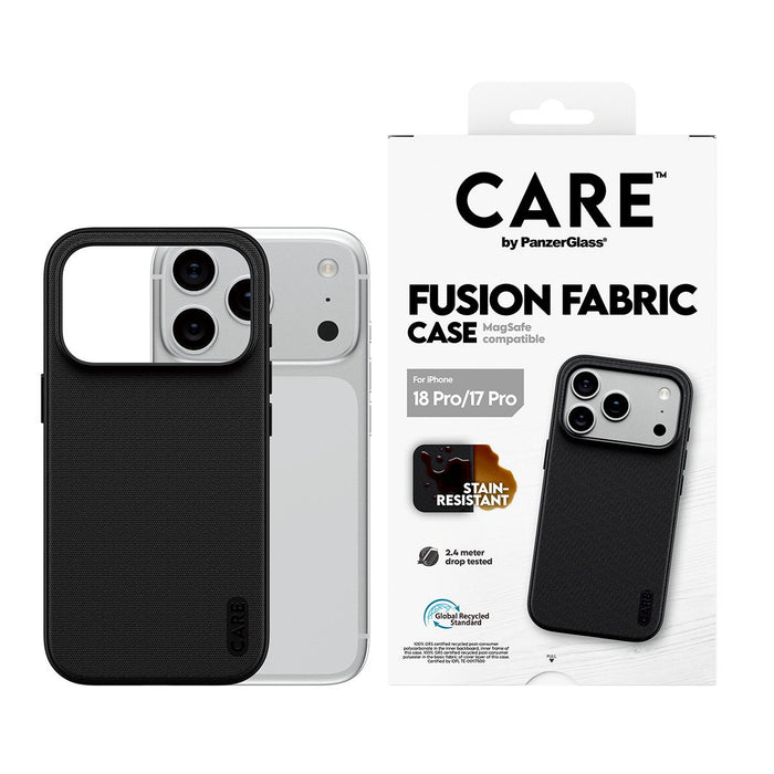 EAN 5715685044618 - PanzerGlass CARE™ by ® Fusion Fabric Case Black w. MagSafe iPhone 18 Pro | 17 Pro funda para teléfono móv imagen 2