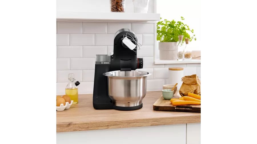 EAN 4242005252350 - Bosch Serie 2 MUMS2VM00 robot de cocina 900 W 3,8 L Negro, Plata imagen 4
