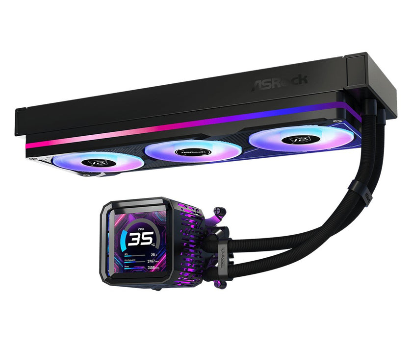 EAN 4711581492455 - Asrock Phantom Gaming 360 LCD Procesador Kit de refrigeración líquida 12 cm Negro imagen 4