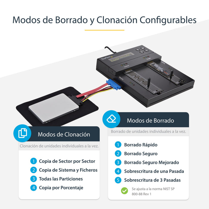 EAN 0065030891608 - StarTech.com SM2DUPE11 duplicador de datos y soporte Duplicador de HDD/ SSD (discos duros/unidades de est imagen 12