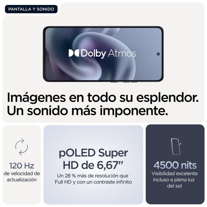 EAN 840023297465 - Motorola moto g86 power 5G 16,9 cm (6.67") SIM doble Android 15 USB Tipo C 8 GB 512 GB 6720 mAh Azul imagen 24