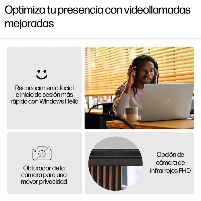 EAN 198990421858 - HP Pavilion 16-ag0005ns AMD Ryzen™ 7 8840U Portátil 40,6 cm (16") 2K 16 GB LPDDR5-SDRAM 1 TB SSD Wi-Fi 6 ( imagen 7