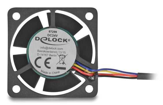 EAN 4043619672998 - DeLOCK 67299 sistema de refrigeración para ordenador Carcasa del ordenador Ventilador 4 cm Negro 1 pieza( imagen 1