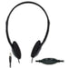 EAN 3700224730581 - MCL CSQ-HEAD/N auricular y casco Auriculares Alámbrico Diadema Música Negro imagen 3