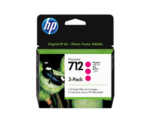 EAN 0193905352876 - HP 712 3-pack 29-ml Magenta DesignJet Ink Cartridge cabeza de impresora Inyección de tinta térmica imagen 1
