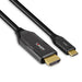 EAN 4002888433679 - Lindy 43367 adaptador de cable de vídeo 1 m USB Tipo C HDMI tipo A (Estándar) Negro imagen 3