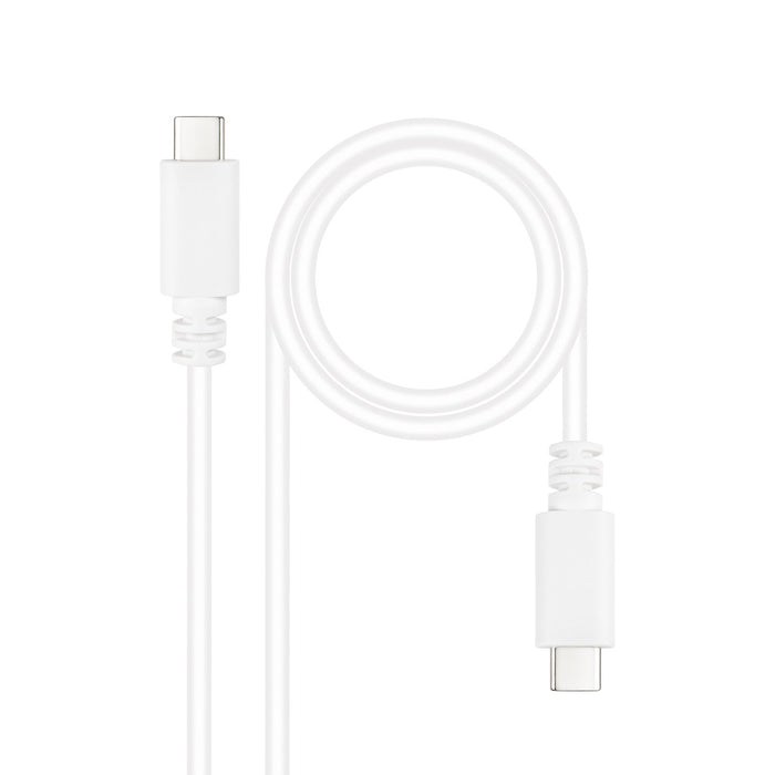 EAN 8433281014466 - Nanocable 10.01.2301-L150-W cable USB USB 2.0 1,5 m USB C imagen 1
