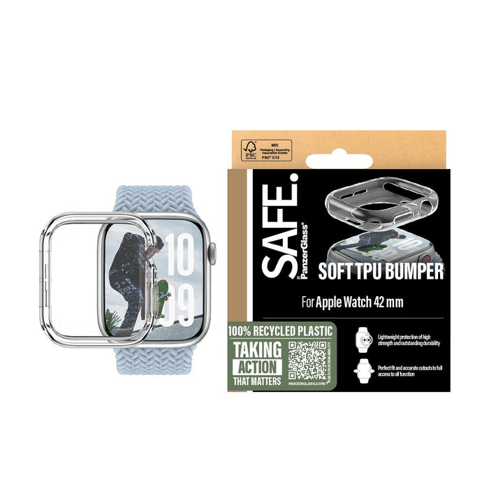 EAN 5715685003745 - PanzerGlass SAFE. by ® TPU Bumper Transparent Apple Watch Series 11 | 10 | 42mm funda para teléfono móvil imagen 2