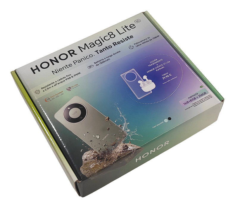 EAN 8034140502508 - Honor Magic8 Lite 5G 17,2 cm (6.79") MagicOS 9.0 USB Tipo C 8 GB 256 GB 7500 mAh Verde imagen 2