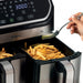 EAN 8003705121386 - Ariete 4625/00 Doble 9 L Independiente 2100 W Freidora de aire caliente Negro, Acero inoxidable imagen 8