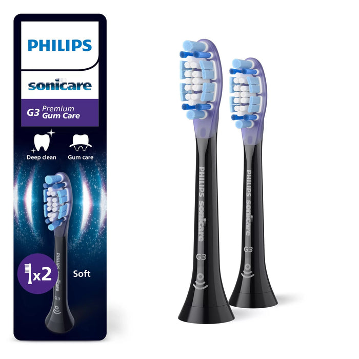 EAN 8720689037006 - Philips HX9052/88 cepillo de cabello 2 pieza(s) Negro imagen 1
