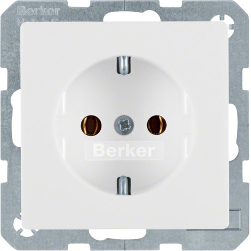EAN 4011334313366 - Berker 41436089 toma de corriente Tipo F Blanco imagen 1
