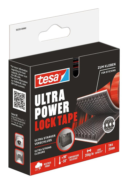 EAN 4063565403934 - TESA 552330000200 velcro Negro, Rojo 1 pieza(s) imagen 1