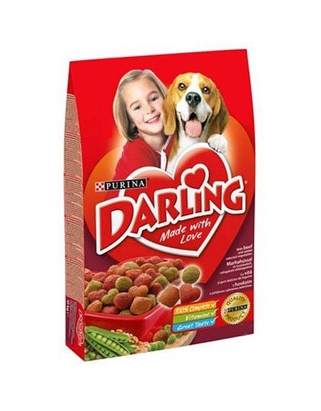 EAN 7613032933821 - Purina Darling 15 kg Adulto Ternera, Vegetal imagen 1