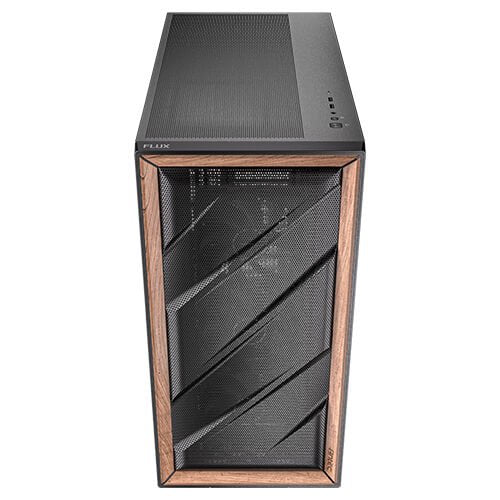 EAN 0761345101776 - Antec FLUX SE Midi Tower Negro, Madera imagen 12