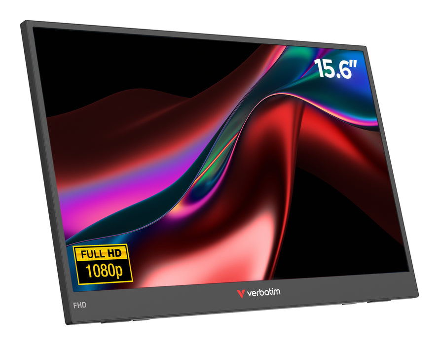EAN 23942324010 - Verbatim Portable 15.6" FHD Monitor LIGHT Monitor portátil Negro 39,6 cm (15.6") LCD 1920 x 1080 Pixeles imagen 1