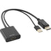 EAN 4043718292677 - InLine 17169P adaptador de cable de vídeo 0,3 m HDMI tipo A (Estándar) DisplayPort Negro imagen 1