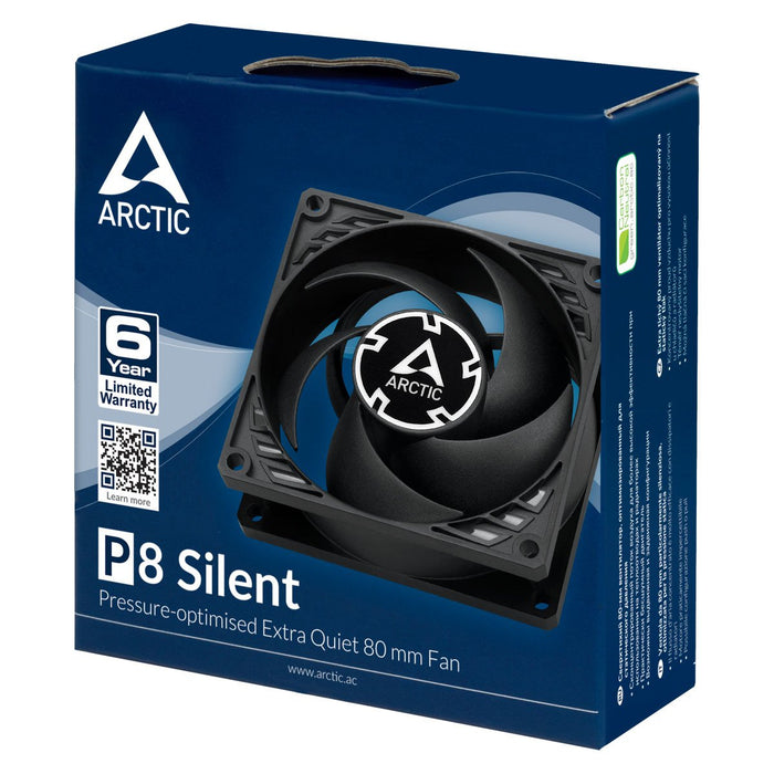 EAN 4895213702003 - ARCTIC P8 Silent Carcasa del ordenador Ventilador 8 cm Negro imagen 6