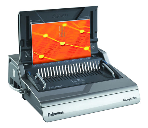 EAN 43859522262 - Fellowes Galaxy E Comb Encuadernadora de canutillo 500 hojas Negro, Plata imagen 2