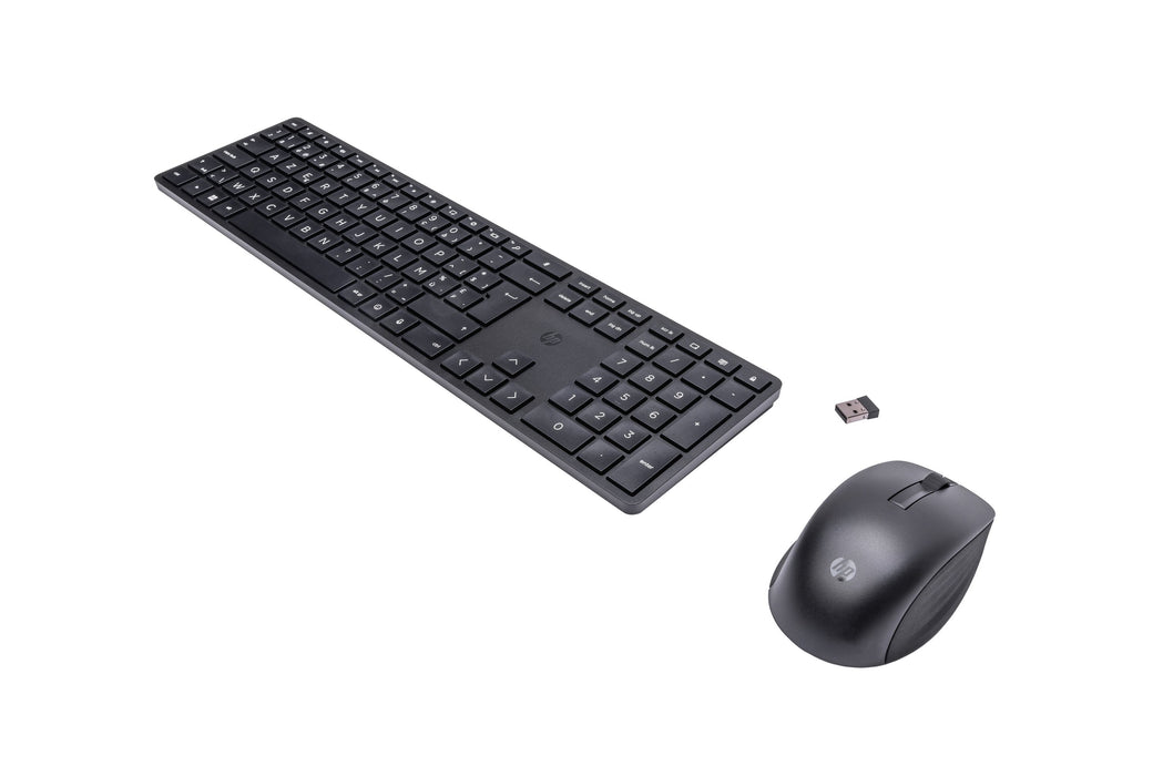 EAN 196188141328 - HP 650 Wireless Keyboard and Mouse Combo teclado Ratón incluido Hogar RF inalámbrico AZERTY Belga Negro imagen 2