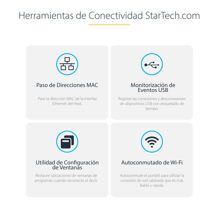 EAN 0065030898492 - StarTech.com 129UE-USBC-KVM-DOCK interruptor KVM Plata imagen 14