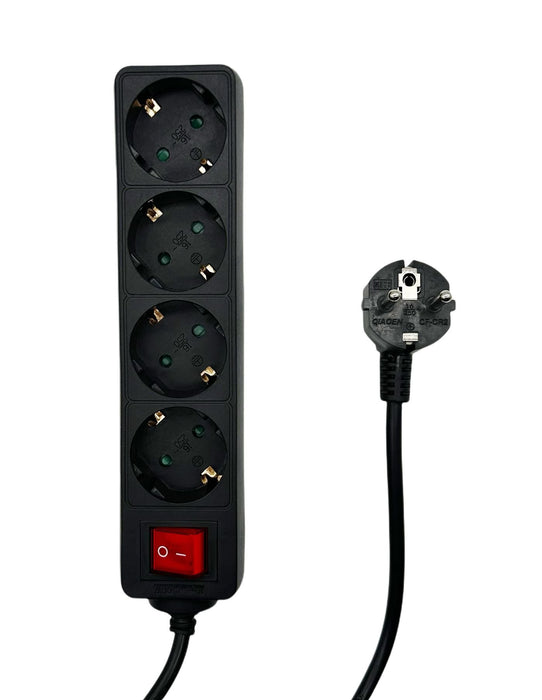 EAN 5715063307359 - Microconnect MC-GRU0045BS base múltiple 5 m 4 salidas AC Interior Negro imagen 1