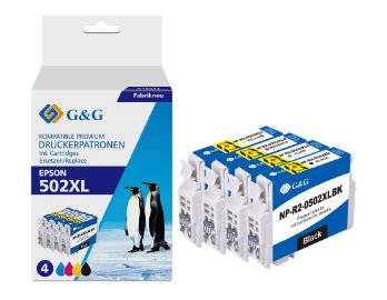 EAN 6942383156568 - G&G NP-R-0502XLBK(PG)/XLC/XLM/XLY cartucho de tinta 1 pieza(s) Compatible Negro, Cian, Magenta, Amarillo imagen 3