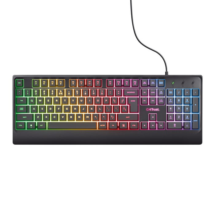 EAN 8713439252545 - Trust GXT 792 QUADROX teclado Ratón incluido Juego USB Francés Negro imagen 5
