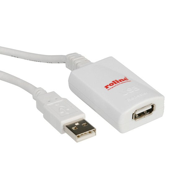 EAN 7611990179909 - ROLINE 5m USB 2.0 A cable USB USB A Blanco imagen 1