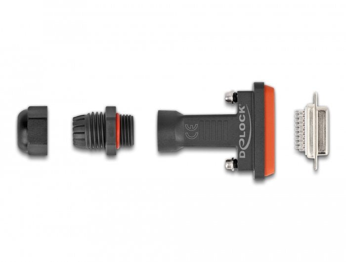 EAN 4043619878093 - DeLOCK 87809 conector D-Sub HD 26 Negro, Naranja imagen 3