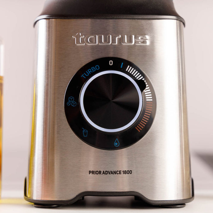 EAN 8414234124777 - Taurus PRIOR ADVANCE 1800 2 L Batidora de vaso 1800 W Negro, Acero inoxidable, Transparente imagen 5