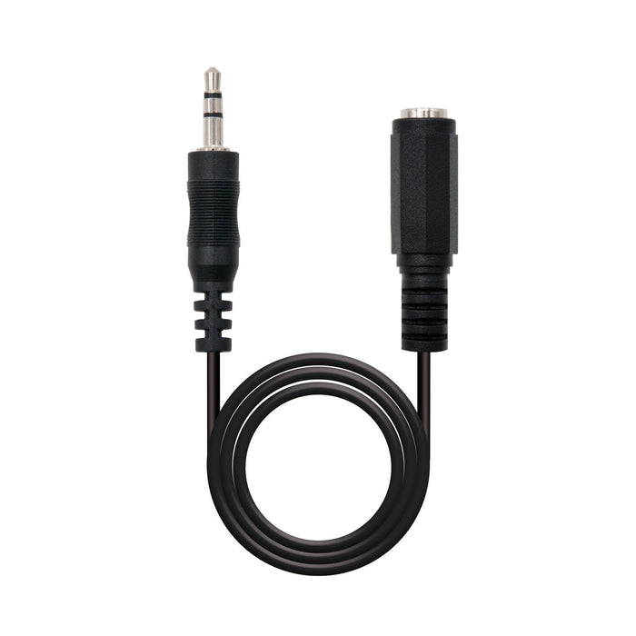EAN 8433281004795 - Nanocable 10.24.0201 cable de audio 1,5 m 3,5mm Negro imagen 1