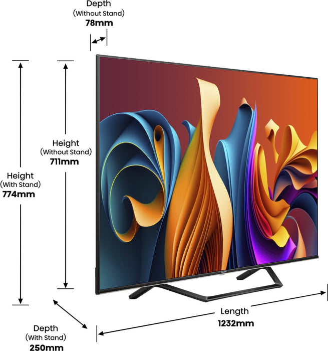 EAN 6942351403465 - Hisense 55A7NQ 139,7 cm (55") 4K Ultra HD Smart TV Wifi Gris 275 cd / m² imagen 12