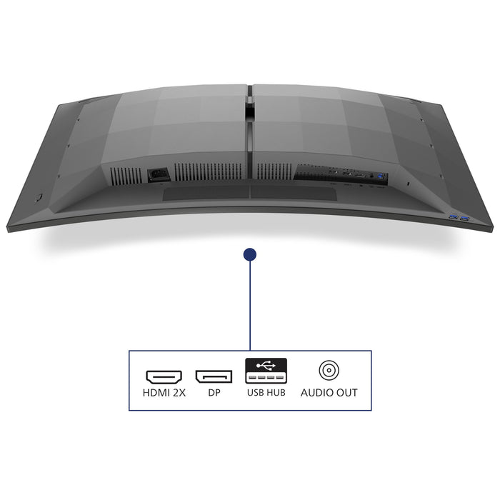 EAN 8712581806262 - Philips Evnia 34M2C6500/00 pantalla para PC 86,4 cm (34") 3440 x 1440 Pixeles Wide Quad HD QD-OLED Gris imagen 4