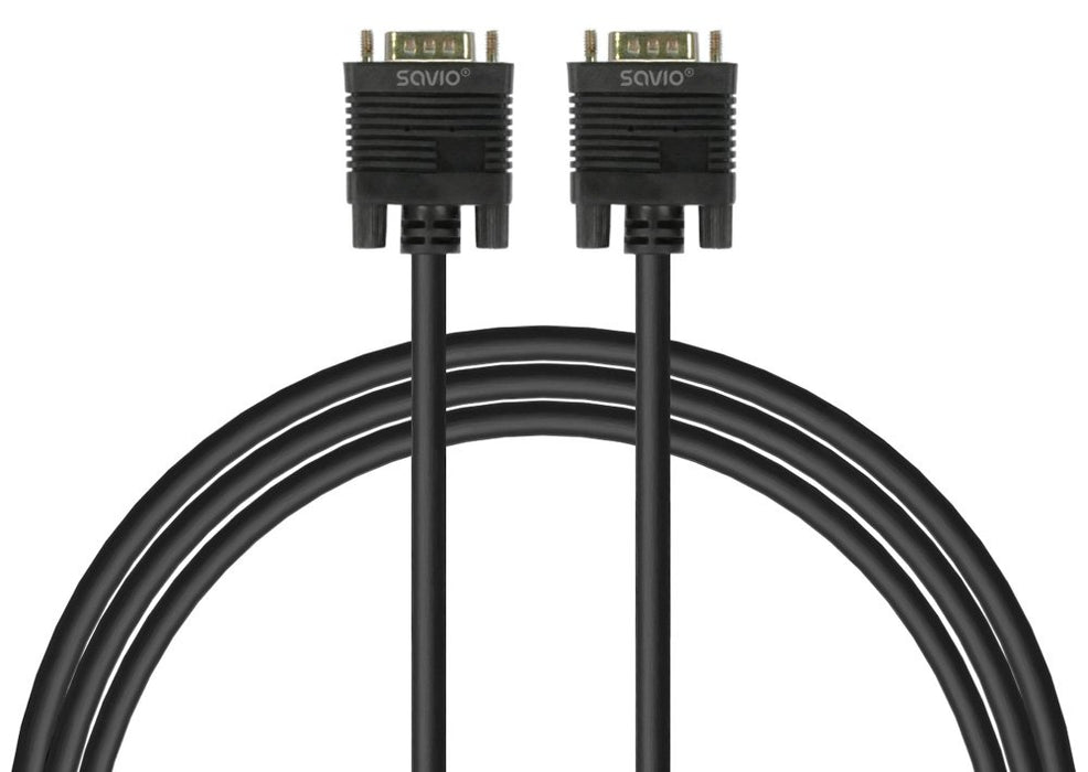 EAN 5902768707885 - Savio Cl-202 cable VGA 1,8 m VGA (D-Sub) Negro imagen 1
