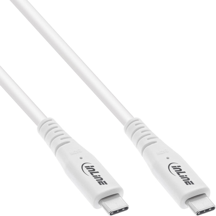 EAN 4043718316854 - InLine 35901W cable USB USB4 Gen 3x2 1 m USB C Blanco imagen 1