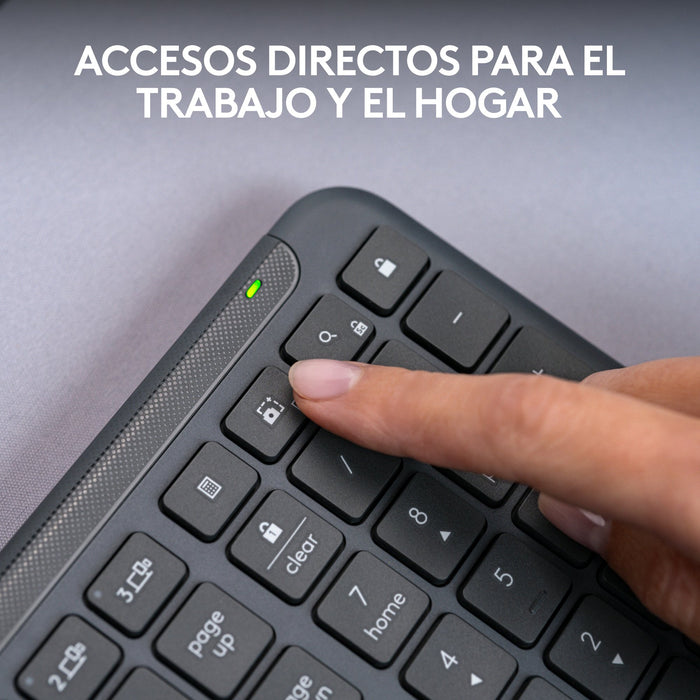 EAN 5099206118492 - Logitech 920-012455 teclado Oficina RF Wireless + Bluetooth QWERTY Español Grafito imagen 12