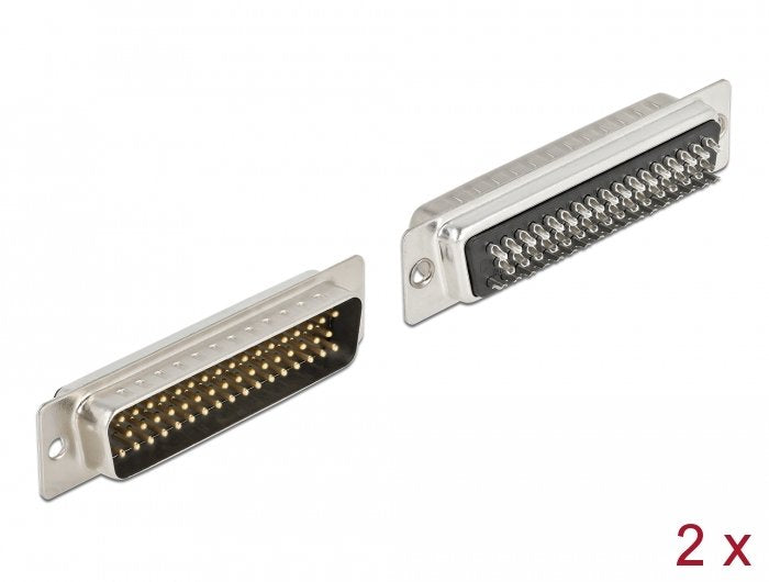 EAN 4043619667055 - DeLOCK 66705 conector D-Sub HD 50 pin/50 soldering pin Plata imagen 1