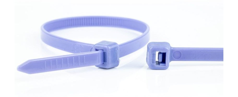 EAN 8717278572383 - WKK 110124771 presilla Brida reutilizable Plástico, Poliamida Púrpura 100 pieza(s) imagen 1