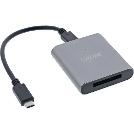 EAN 4043718291687 - InLine 66771 lector de tarjeta USB 3.2 Gen 1 (3.1 Gen 1) Type-C Aluminio, Negro imagen 1